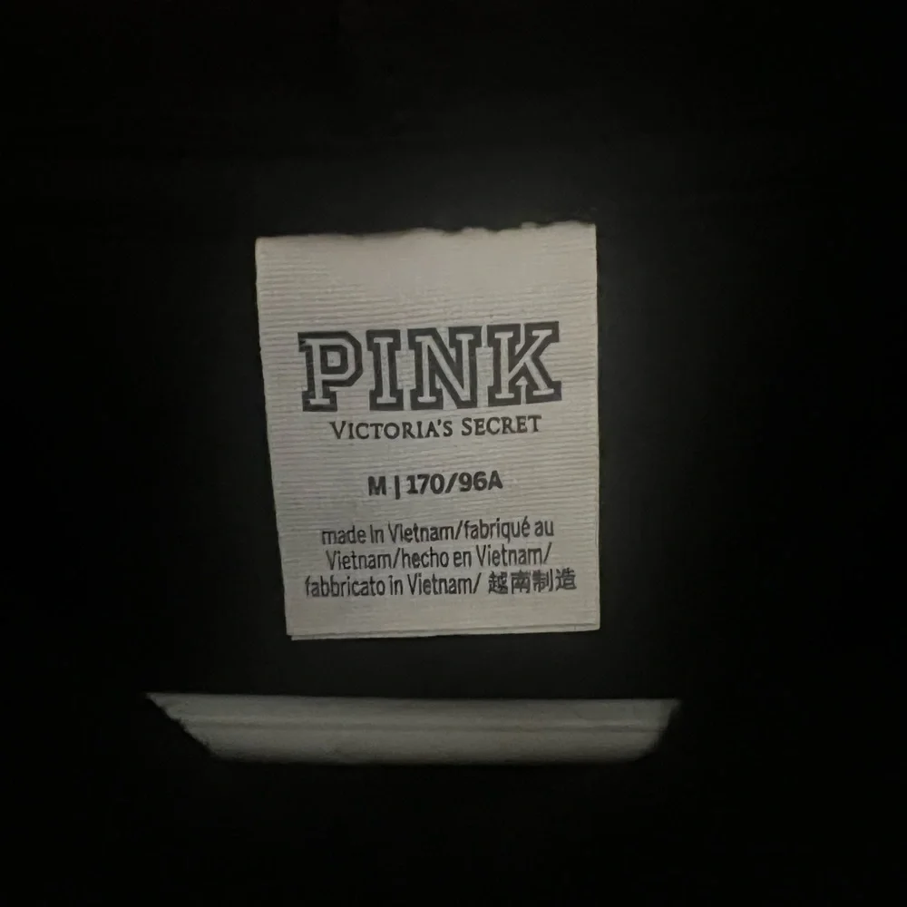 PINK Victoria's Secret Black Hoodie with Rhinestones - Picture 3 of 5